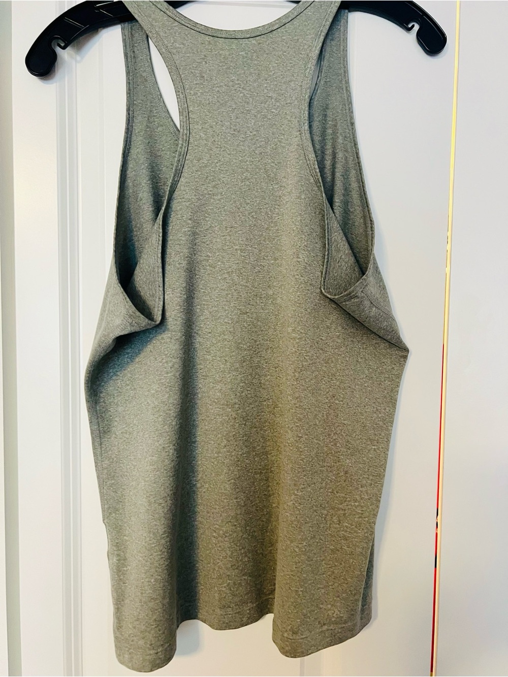 Nike Women’s Dri-FIT Heather Gray Racerback Tank Top, Size XL - Picture 6 of 7